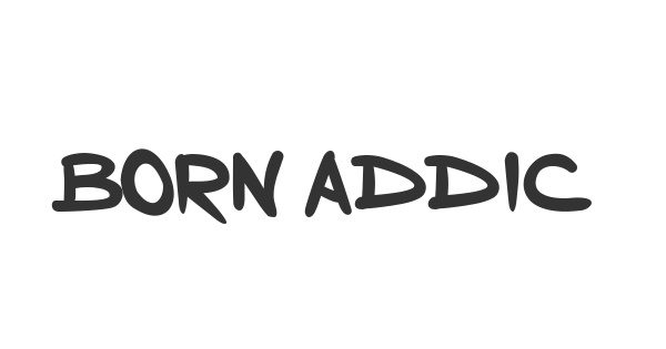 Born Addict font thumb